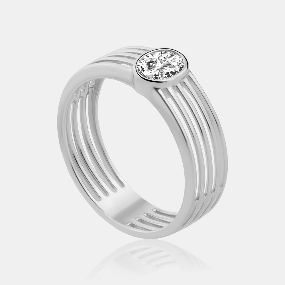 The Axis Topaz Band Ring