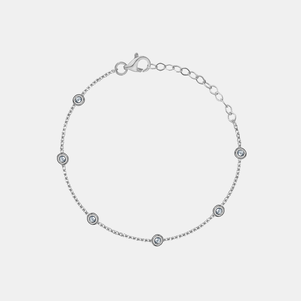 Diamond By The Yard Anklet