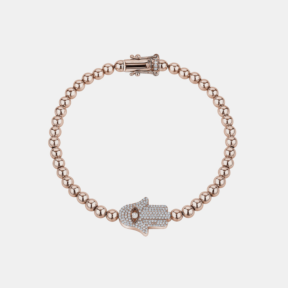 Bracelet Hamsa en perles