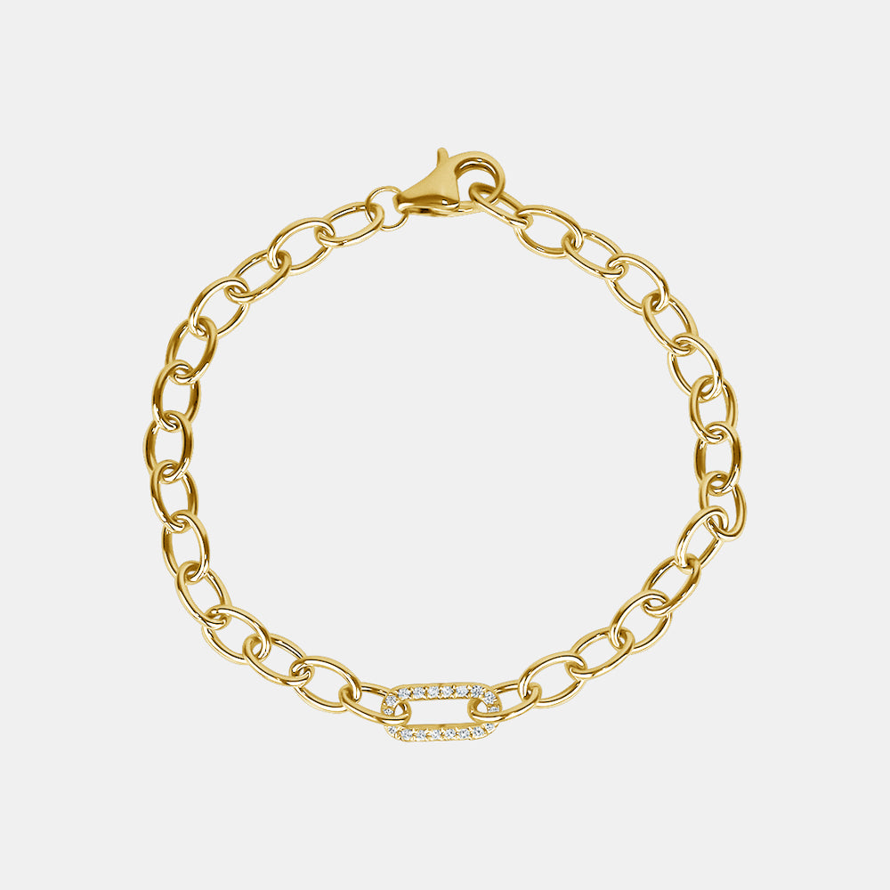 Diamond Clasp Bracelet