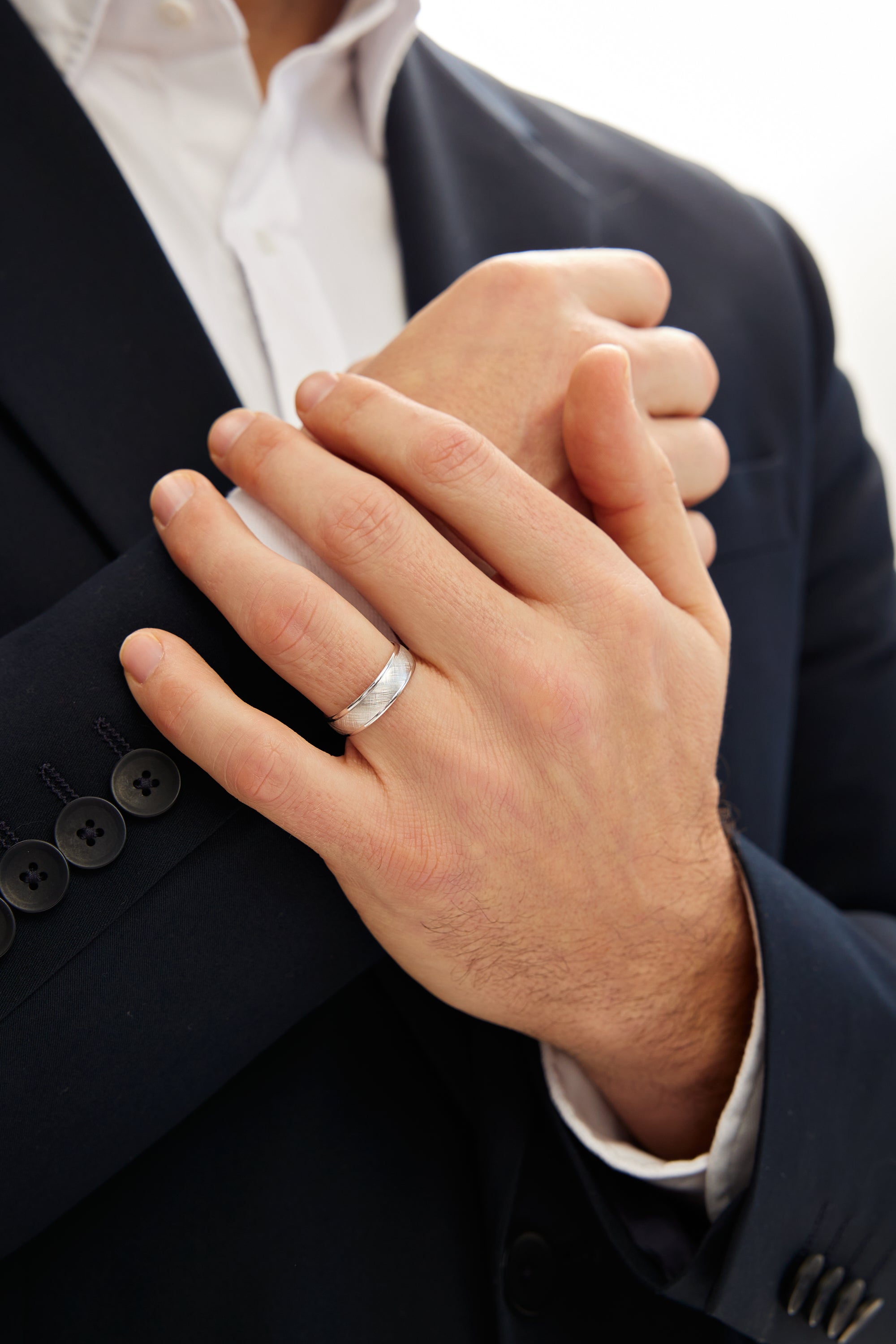 10K Satin Finish Wedding Band