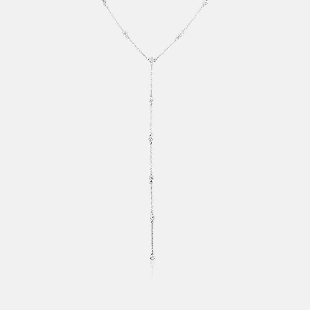 Diamond By the Yard Lariat Necklace