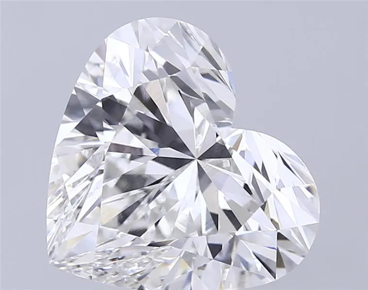 7.02ct Heart Lab Grown Diamond (Colour G, Clarity VVS2, IGI Certified)
