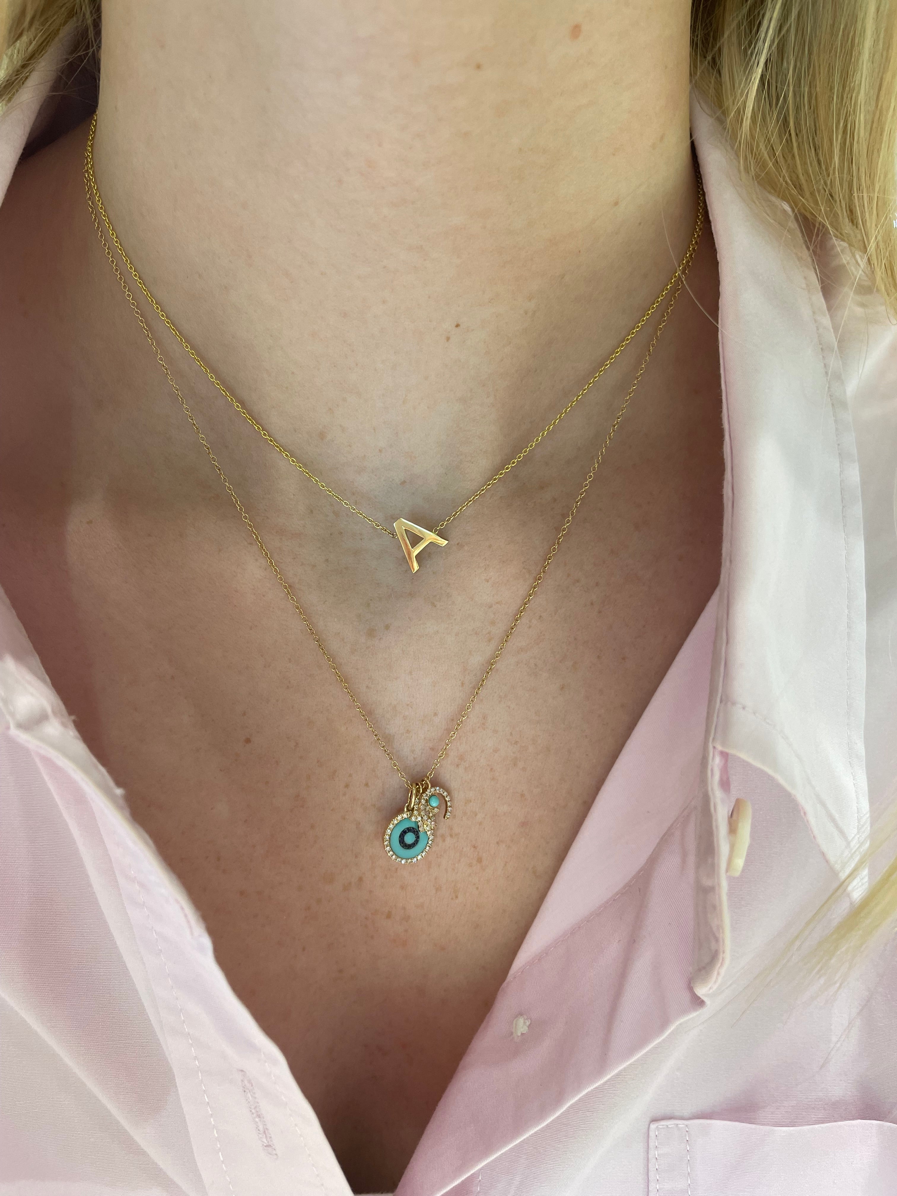 Collier à Une Initiale
