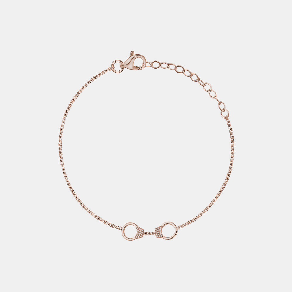 Bracelet de Menottes en Diamant