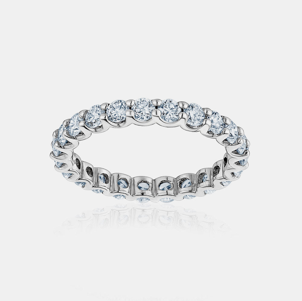 0.10ct U-Shape Diamond Ring