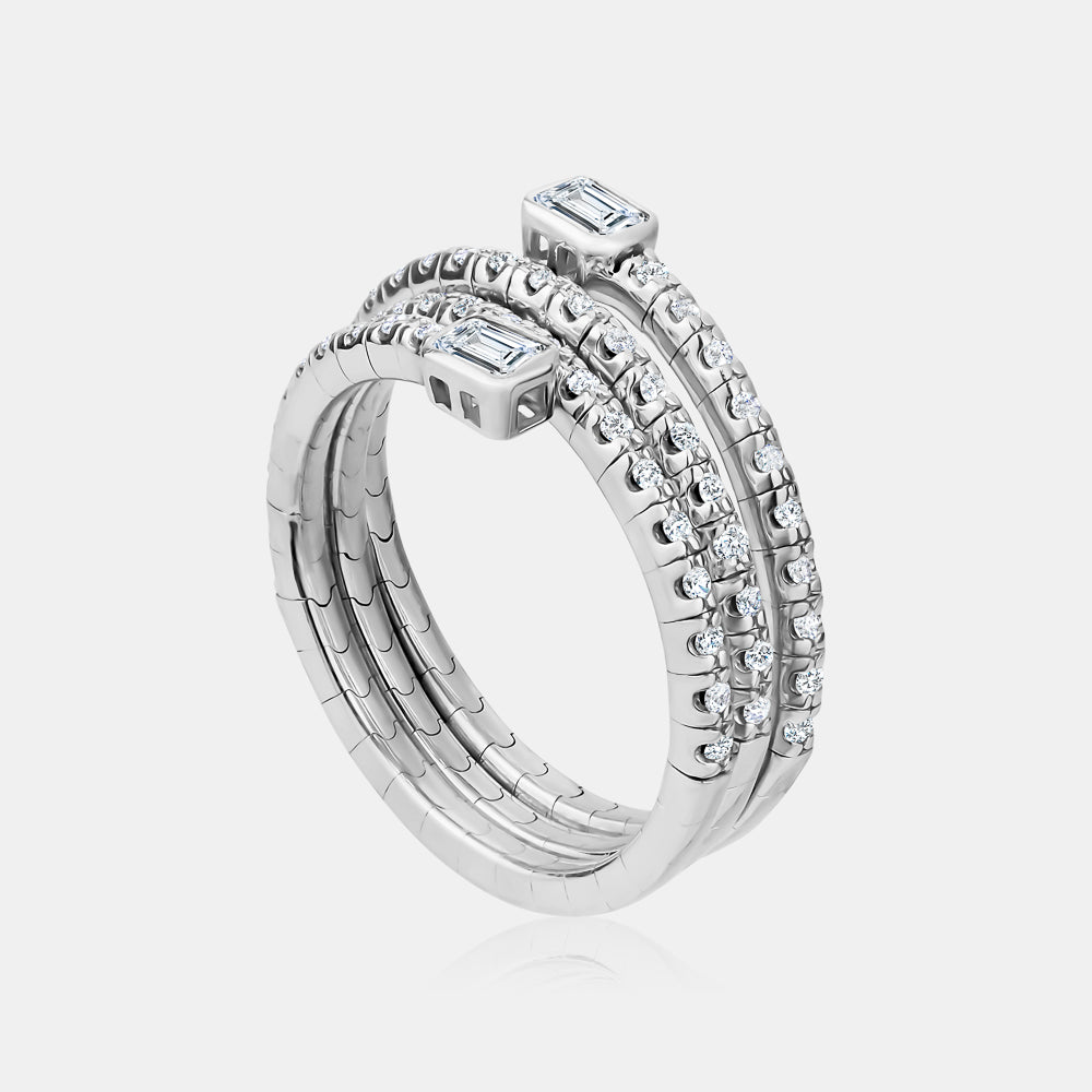 Flexible Bezel Set Ring