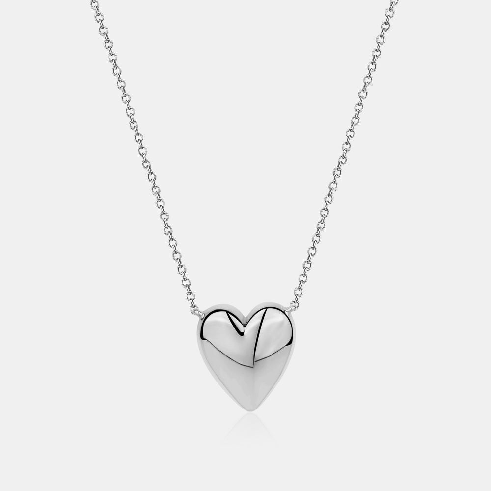 Collier à bulles en forme de coeur