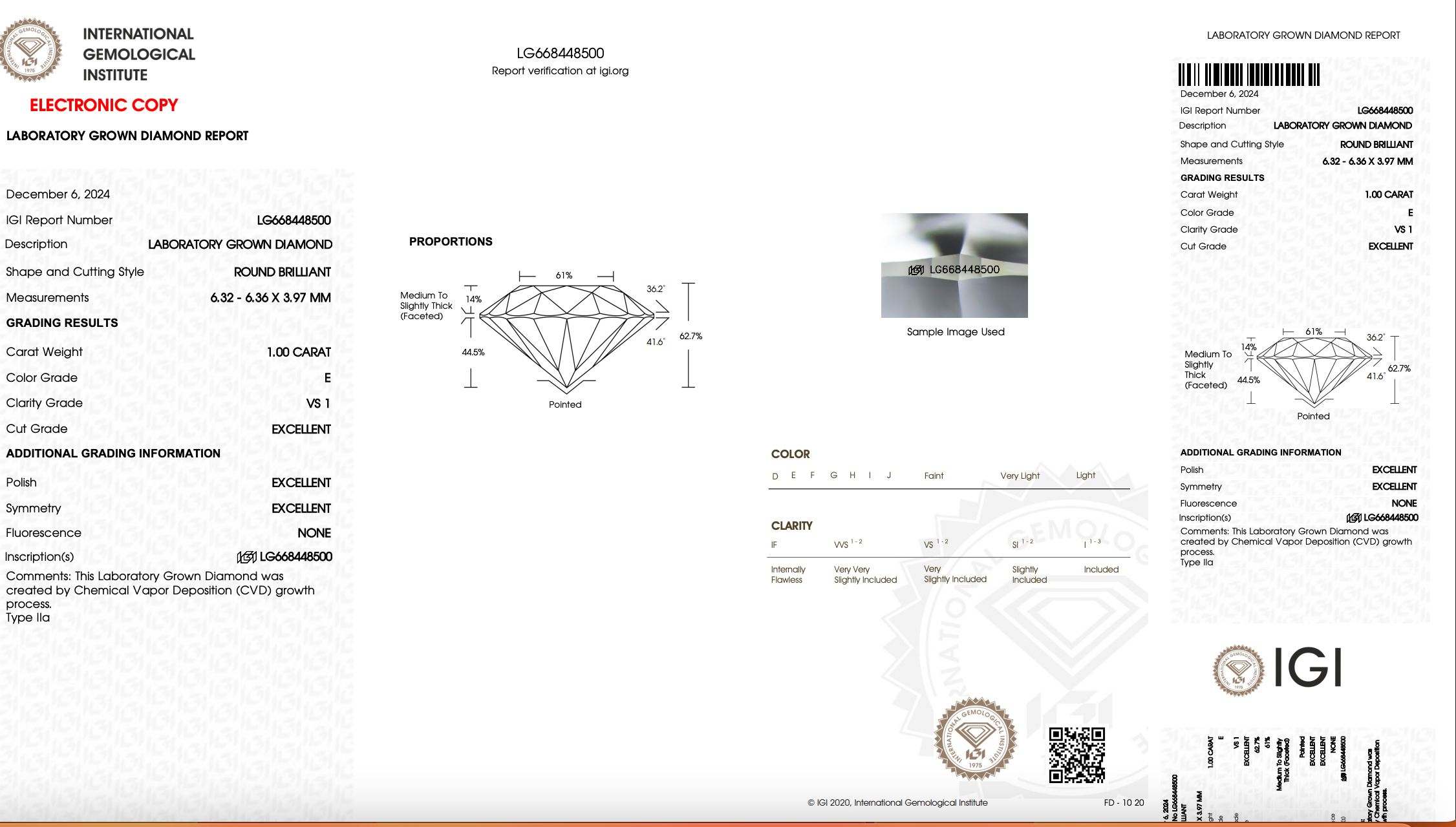 1.00ct Round Wavy Lab Diamond Ring