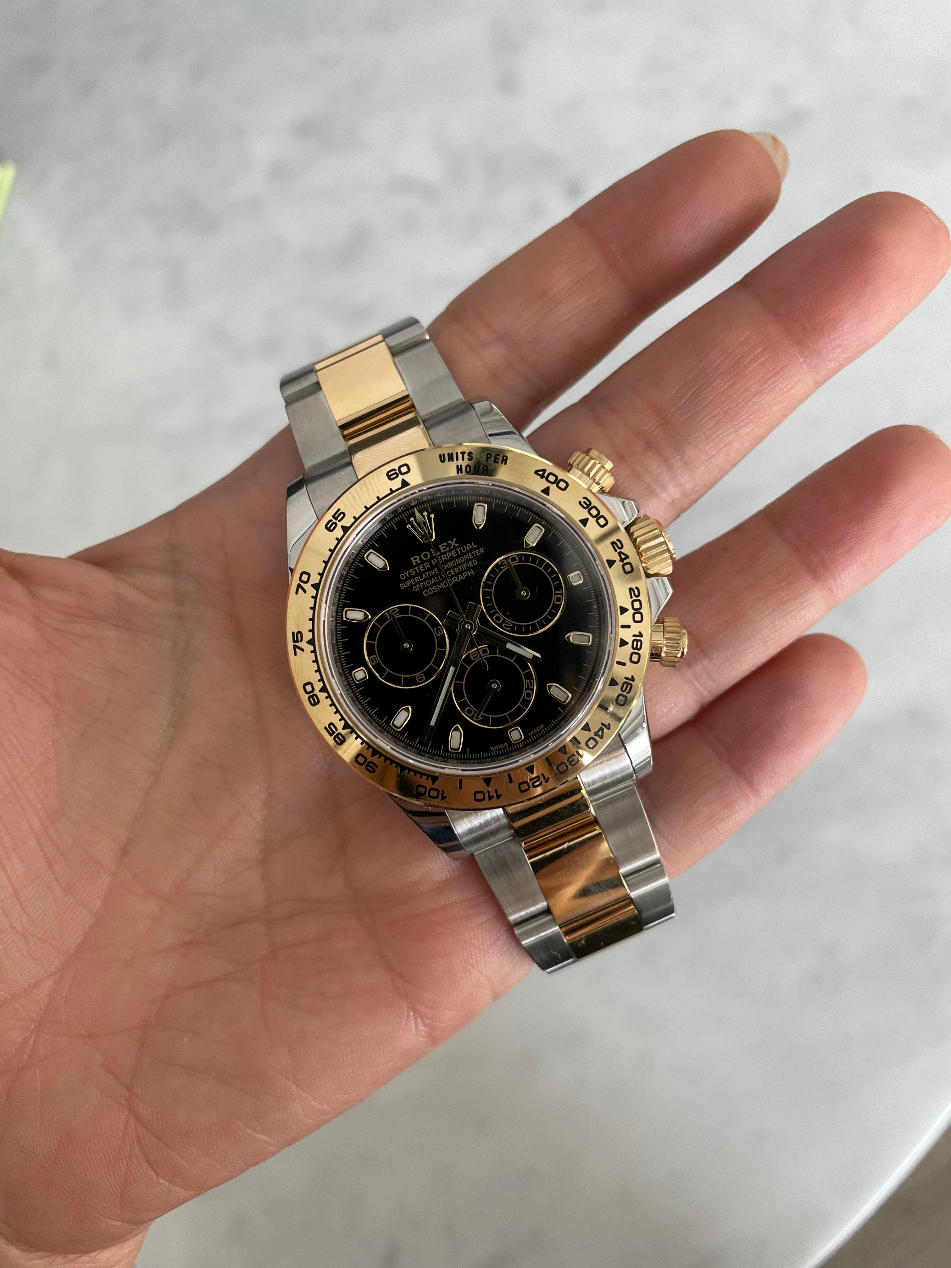 Rolex Daytona Two tone Black Face 116503