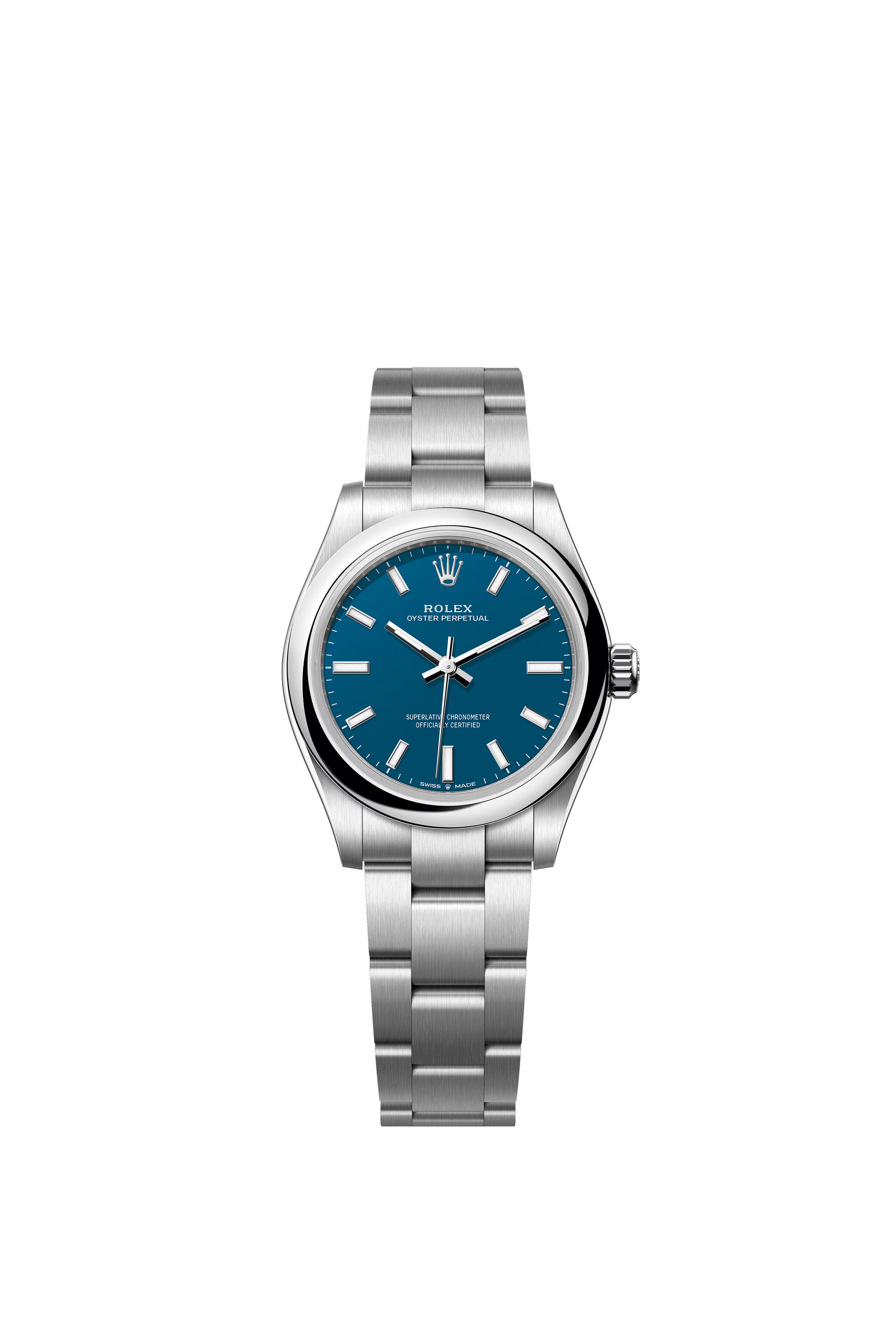 Rolex Oyster Perpetual Blue Dial Smooth Bezel 31mm 277200/2025