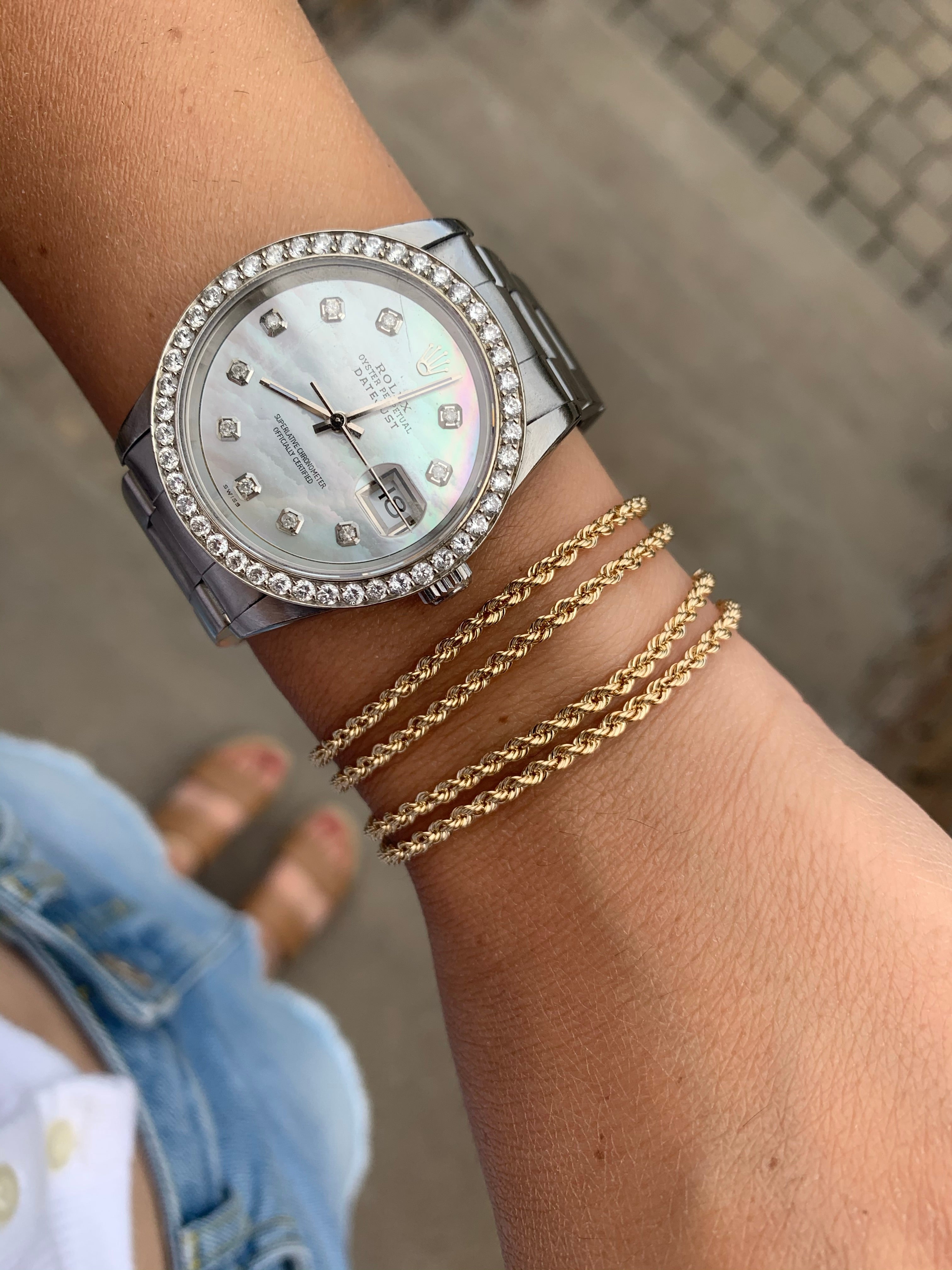 Bracelet Chaîne de Corde