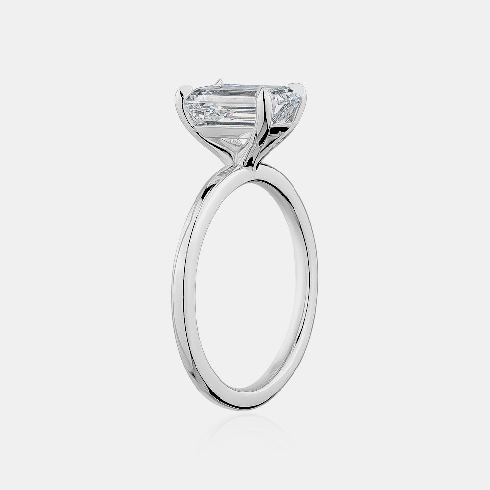 2.11ct Emerald Lab Diamond Ring