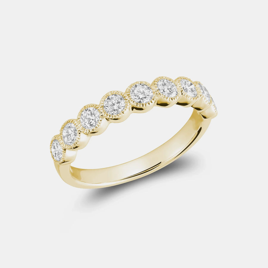 Bracelet d'éternité en diamant semi-biselé
