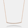 Collier à barres de diamants