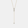Collier Lariat à diamants gradués