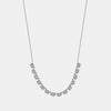 Collier à baguettes de diamants multiples