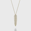 Collier à feuilles pendantes