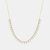 Mini collier baguette