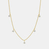 Collier à station de diamants