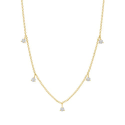 Diamond Station Necklace