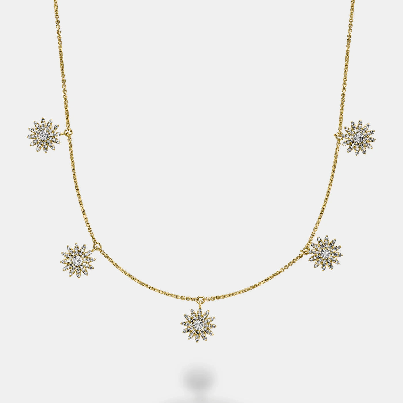 Diamond Starburst Necklace