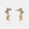 Goujons de Papillons en Diamant