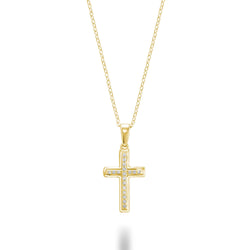 Diamond Gold Cross Necklace