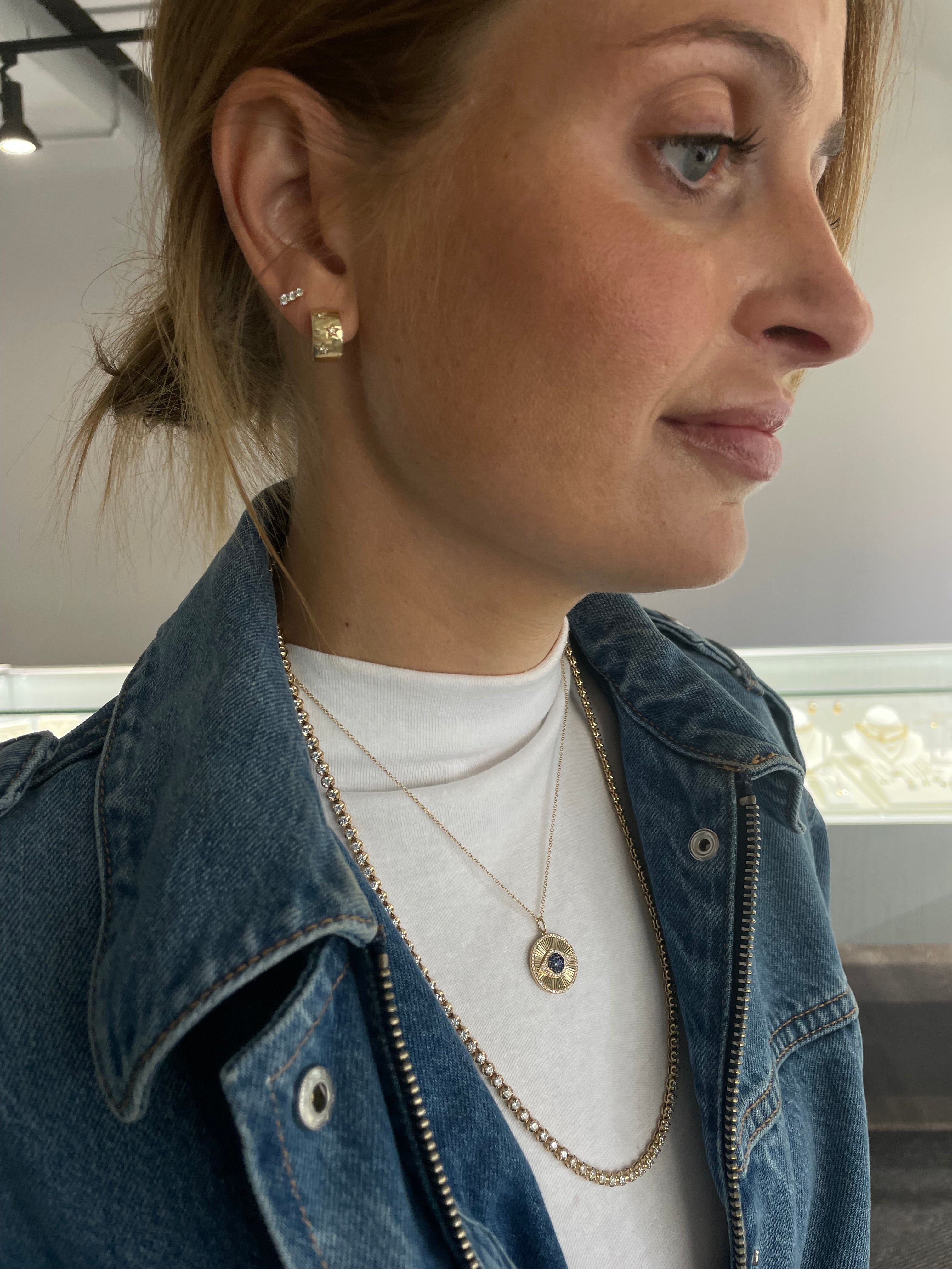 Diamond Bar Studs