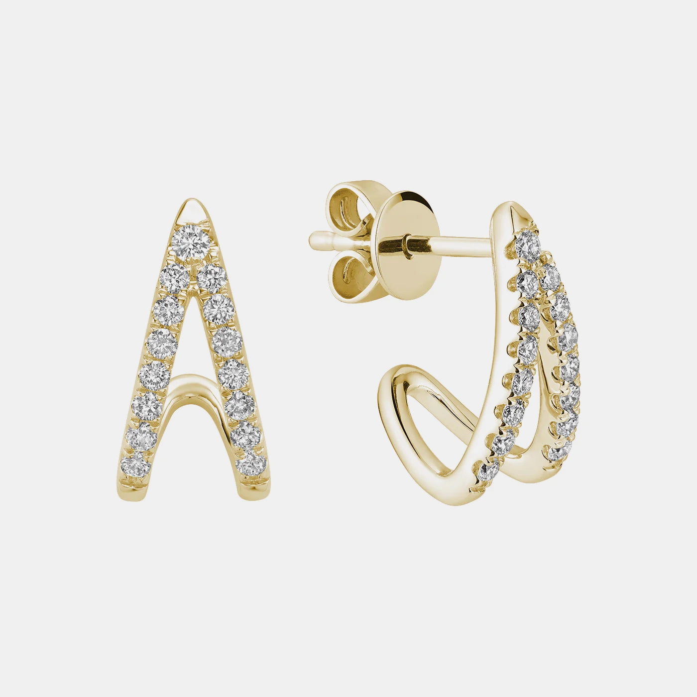 Double Crawler Earrings