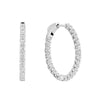 Lab Grown Diamond U Shape Hoops