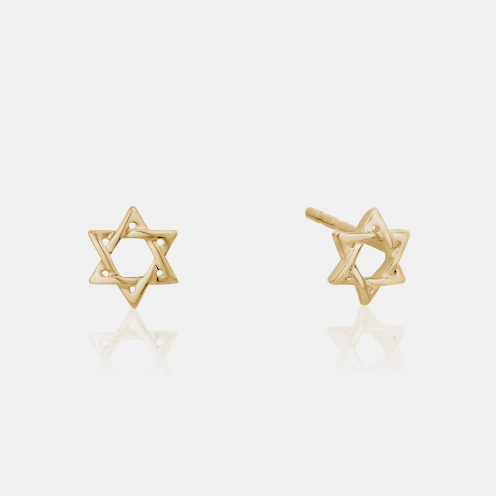 Star Of David Studs