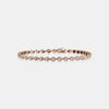 Bracelet poire avec chaton en diamant