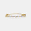 Bracelet multiforme en topaze blanche