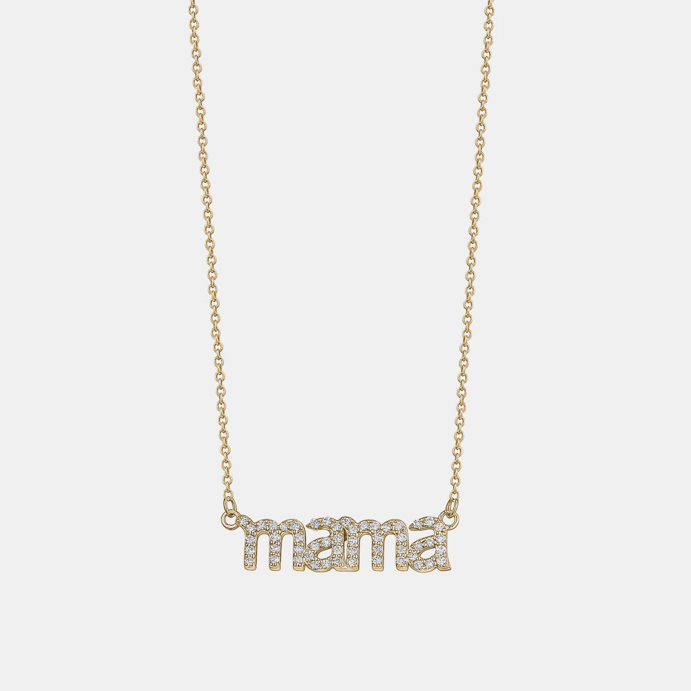 Diamond MAMA Necklace