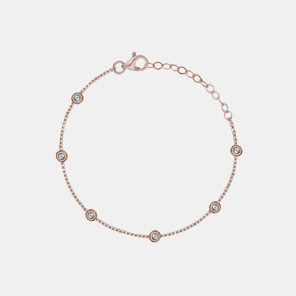 Diamond By The Yard Anklet