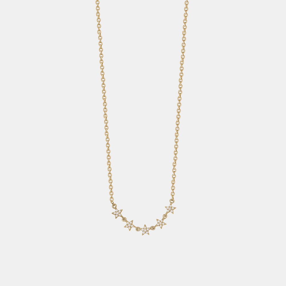 Collier Étoilée en Diamant