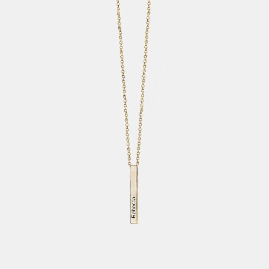 Collier à barre 3D personalisable