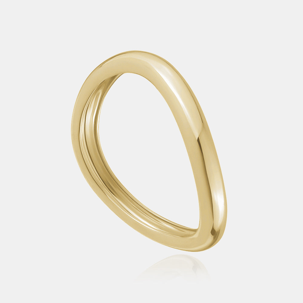 Gold Wave Ring