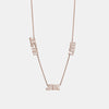 Collier 3 noms personnalisé