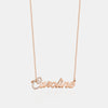 Diamond Accent Name Necklace