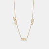 Collier 3 noms personnalisé