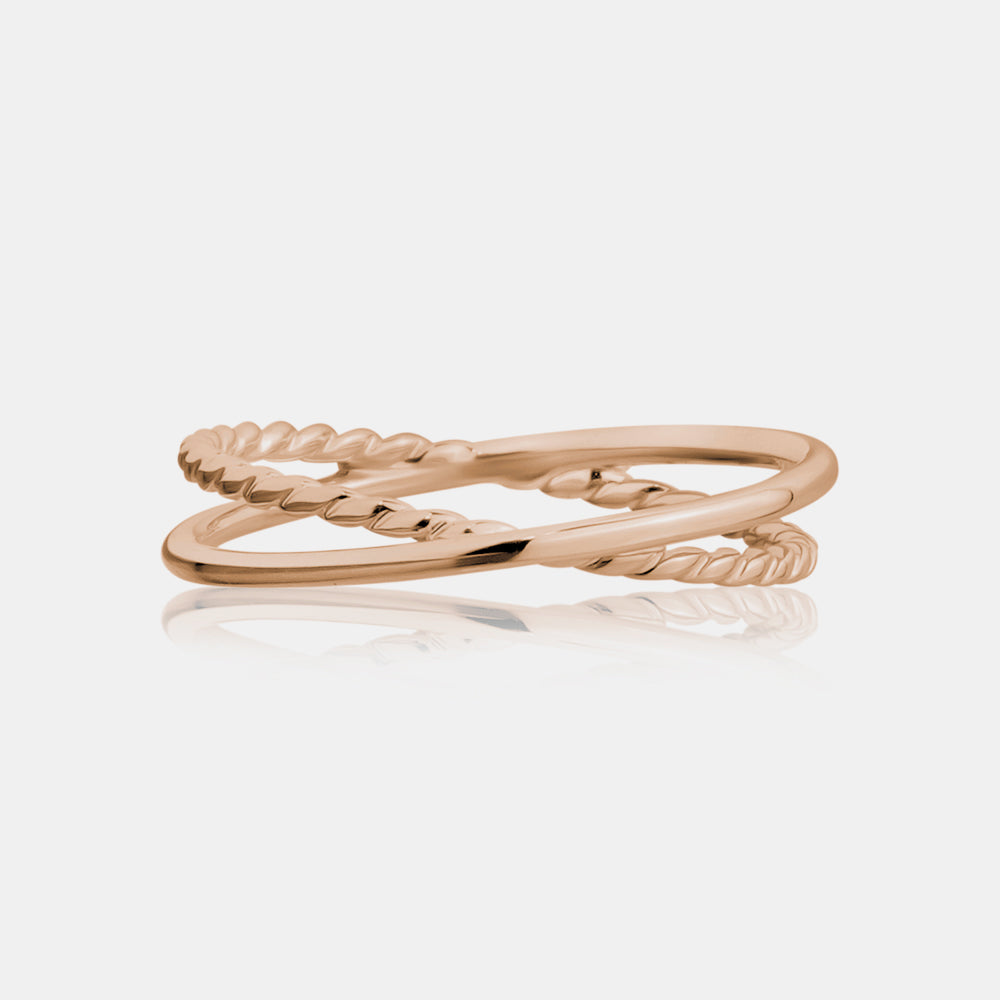 Gold Twisted Ring