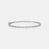 Bracelet en diamant serti d'un chaton