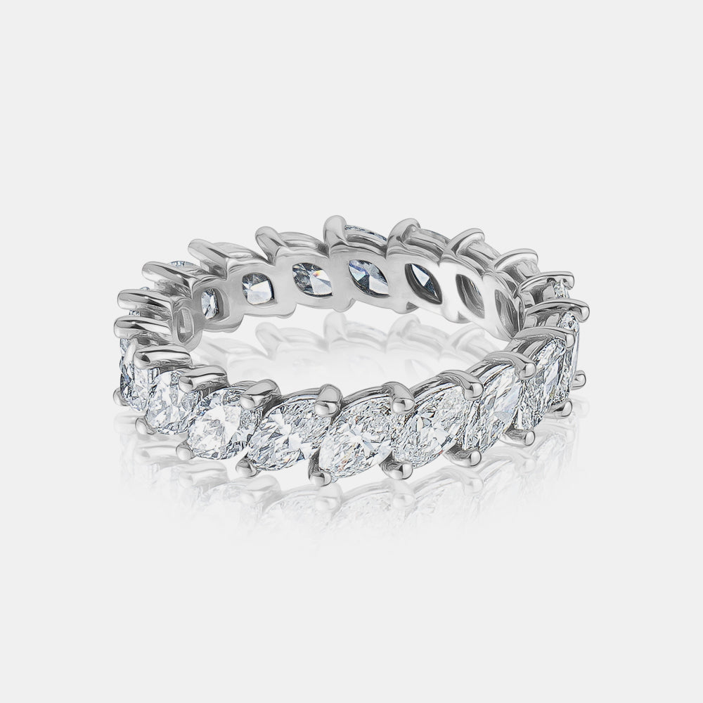 Diamond Marquise Cut Eternity Band