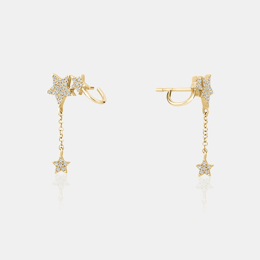 Boucles d'oreilles en forme de goutte d'eau