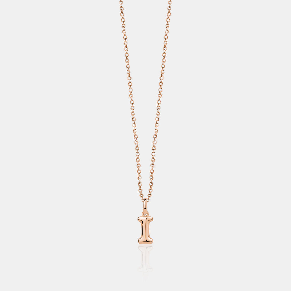 Mini Bubble Letter Necklace