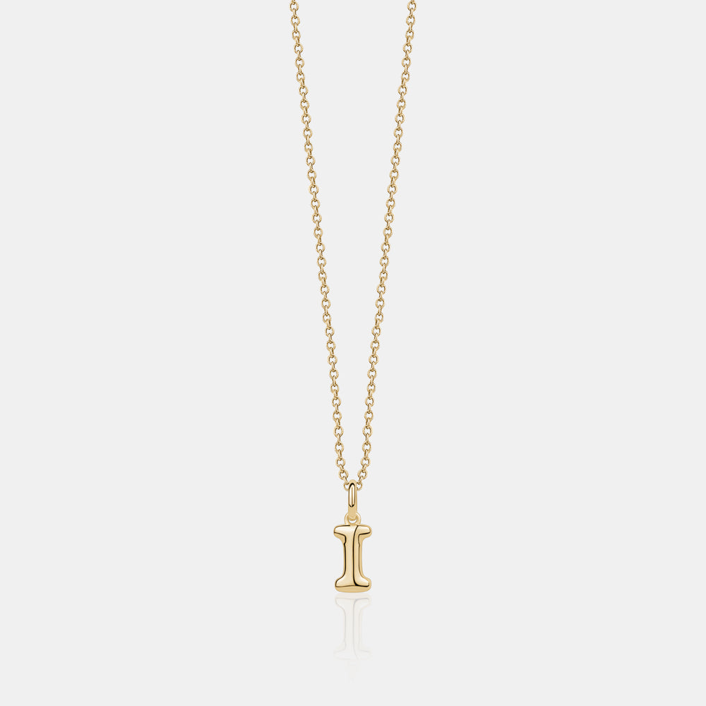 Mini Bubble Letter Necklace