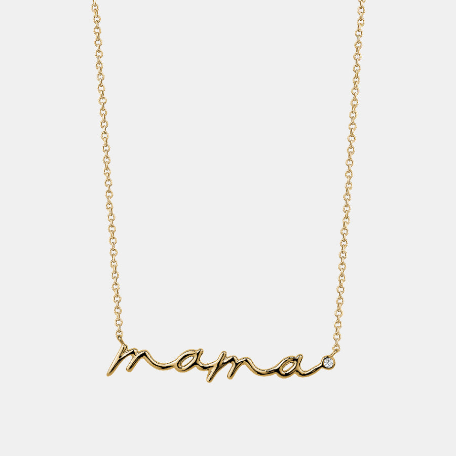 Collier Cursive Mama