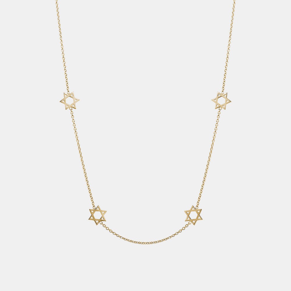 Star of David by the Yard Necklace